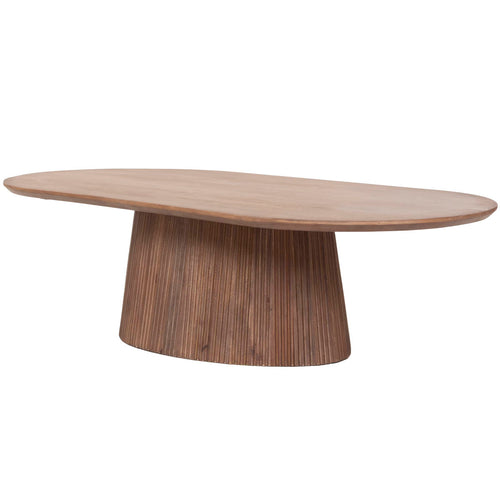 Giga Meubel Salontafel Salvador - Donkerbruin Hout - 140x70x38cm
