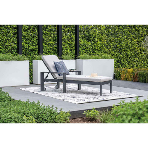 Garden Impressions ligbed Malakka - donker grijs - vtwonen shop