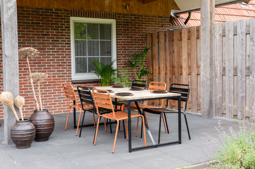 MaximaVida industrieel metalen tafelonderstel Boston 90 cm zwart - vtwonen shop