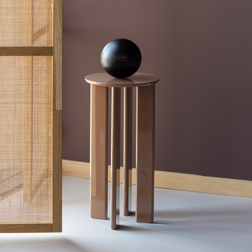 WOOOD plantenstandaard Ravon - MDF Hoogglans - Oudroze - 80x40x40