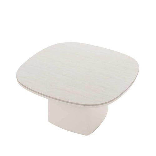 Giga Meubel Salontafel Miles - Organisch Beige Travertinlook Hout - Set Van 2