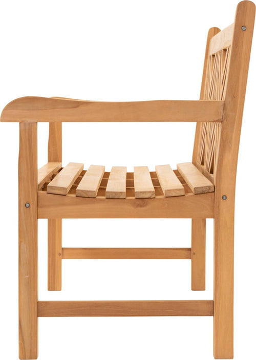 Lesli Living loveseat Cross - zwart - 150x64x92cm