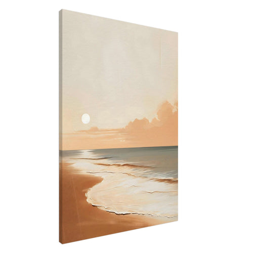 Artfulprints Canvas At the coast canvas - 50x70 cm - beige