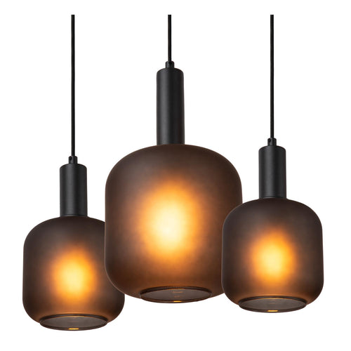 Lucide hanglamp ELOISE - 7xE27 - Zwart