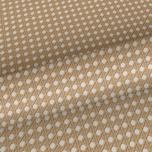 Sanders & Sanders behang ruiten warm beige - 53 cm x 10 m - 640513