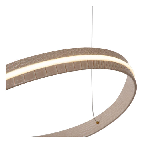 Lucide hanglamp SLALOM - Geïntegreerde LED - Beige - vtwonen shop