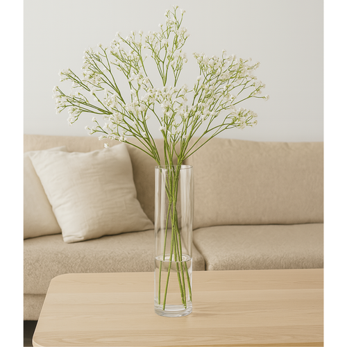 Flourify - Kunstbloem - Gipskruid - 60 cm - Bundel van 6 stuks - vtwonen shop