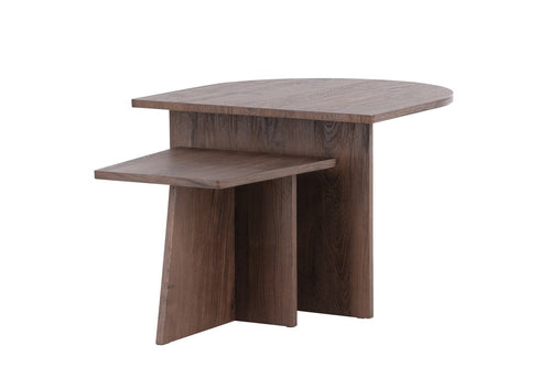 Rebellenclub Salontafel Eves - 60 x 45 cm - Bruin - vtwonen shop