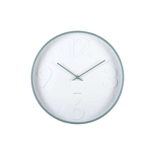 Karlsson wandklok Ayuno - blauw - Ø40cm - vtwonen shop