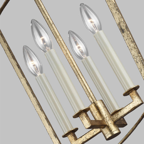 Elstead Feiss Thayer Lantaarns Hang Plafondlamp Antiek Goud