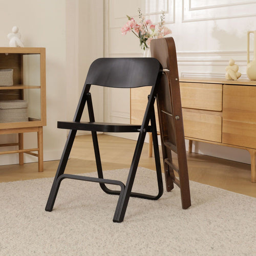 Fameg Flip Houten Klapstoel Zwart - vtwonen shop