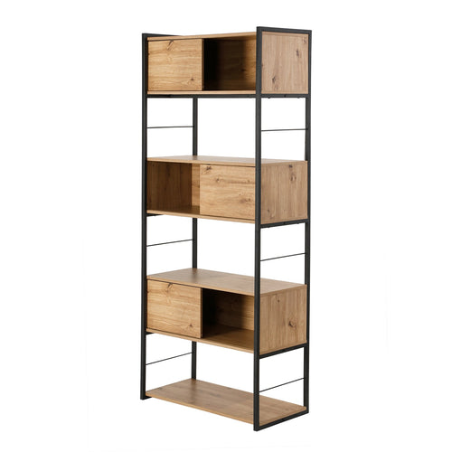 Calicosy - Boekenrek LENNY - licht hout 80x40x196,5 cm