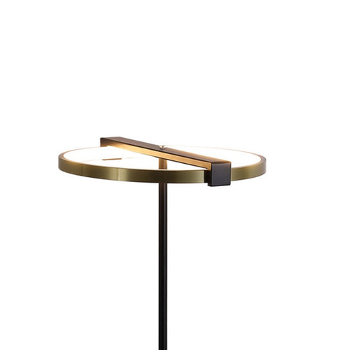 Searchlight Aerial LED vloerlamp, goud en zwart metaal
