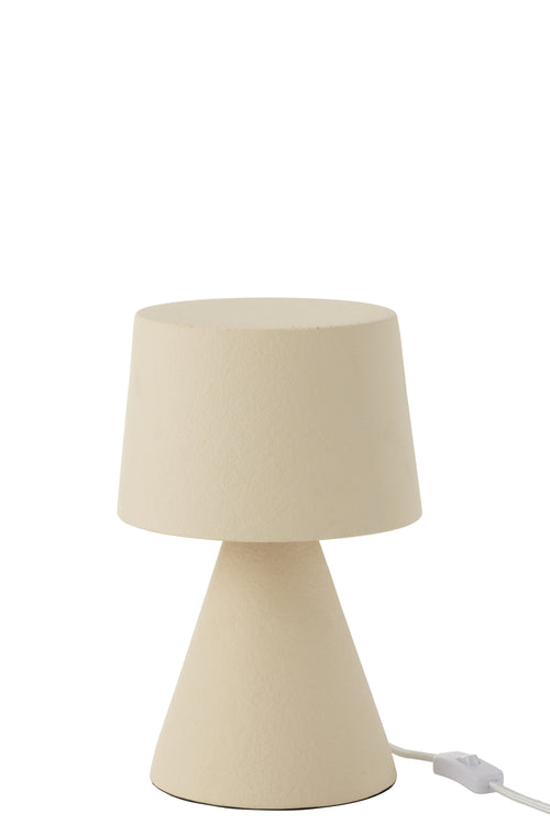 J-Line tafellamp Small Kap - keramiek - beige
