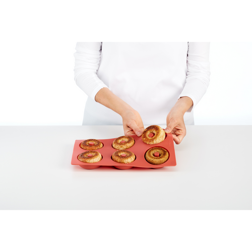 Lékué Bakvorm 6 Donuts of Bagels, Siliconen