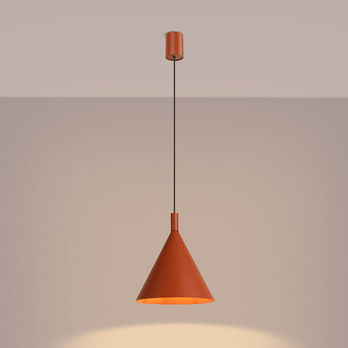 Sollux Lighting Hanglamp NOX 25 rode oker - 24,5x24,5x140cm