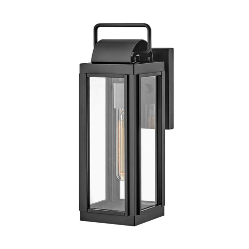 Elstead Hinkley Sag Outdoor Wandlantaarn Zwart, IP44