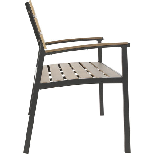 Lesli Living loveseat Arezzo - zwart - 120x56x85,5cm