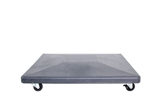 Hawaii parasolvoet - cement - black - 90 kg - met wieltjes - vtwonen shop