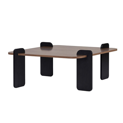 Calicosy - Vierkante ORME - Donker hout 90x90x35 cm