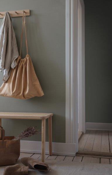 Borastapeter behang effen groen - 53 cm x 10.05 m - 660542 - vtwonen shop