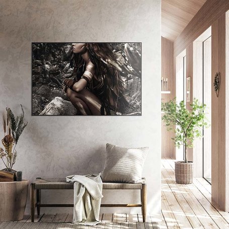 PTMD wandpaneel Wall Art - multikleur - 120x3.5x80cm