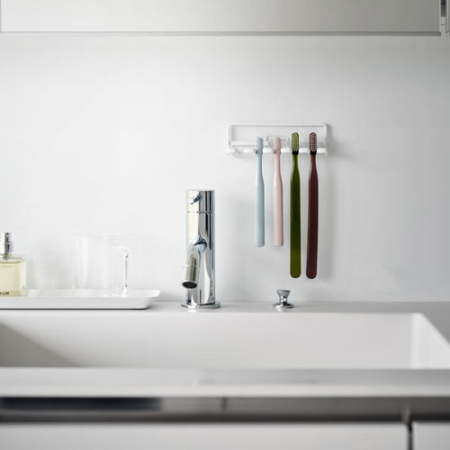 Yamazaki Zelfklevende Tandenborstelhouder - Tower - Wit - vtwonen shop