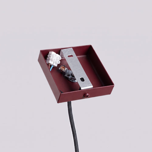 Sollux Lighting Hanglamp LAGOS 1 bordeaux - 8x8x100cm