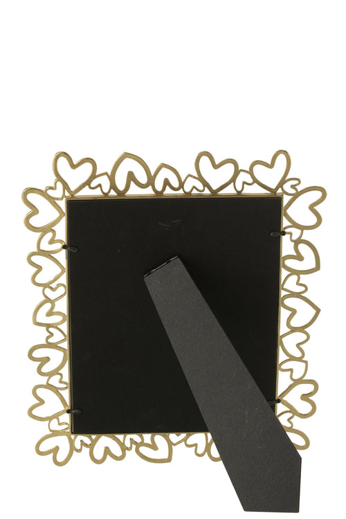 J-Line fotolijst Klo 8X7 Tin - metaal - goud - large