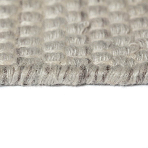 Interieur05 Vloerkleed Gerecycled Materiaal Rond Ciro Beige/wit - 220 x 220 cm