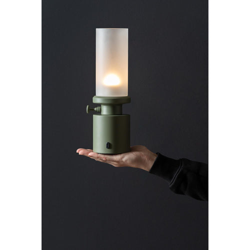 Leitmotiv tafellamp Camp LED - groen - Ø7.8cm - vtwonen shop