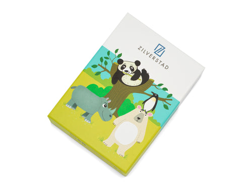 Zilverstad - Kindercouvert Wildlife - 4 delig - RVS - vtwonen shop