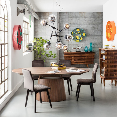 Kare Design Uitschuifbare eettafel Benvenuto ovaal walnoot - vtwonen shop