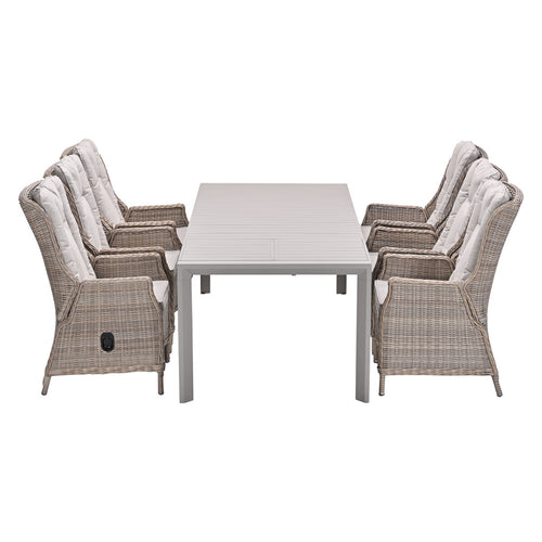 Garden Impressions tuinset Marbella - Penang - vintage willow - 7-delig - vtwonen shop