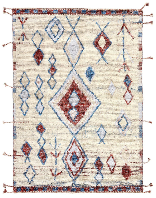 Vloerkleed MOMO Rugs Tribe Ivory Red 250x350 cm - vtwonen shop