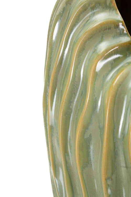 Mauro Ferretti vaas - 22x10x39 cm - groen