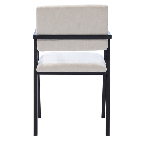 Giga Meubel Eetkamerstoel Linn - Stof - Beige - Set van 2 - vtwonen shop