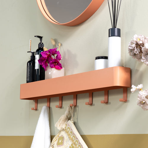 Spinder Design kapstok Dax Play 7 - Clay Terra - 7 haken - vtwonen shop