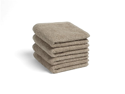 Yumeko gastendoekjes Terry - warm taupe - 30x50 - 4 st - vtwonen shop