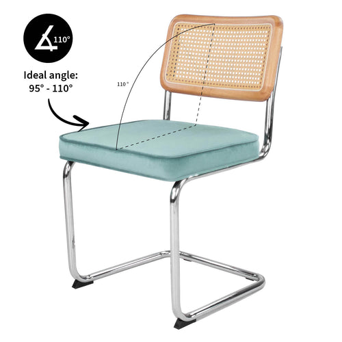 Kick buisframe stoel Kai - Mintgroen - vtwonen shop