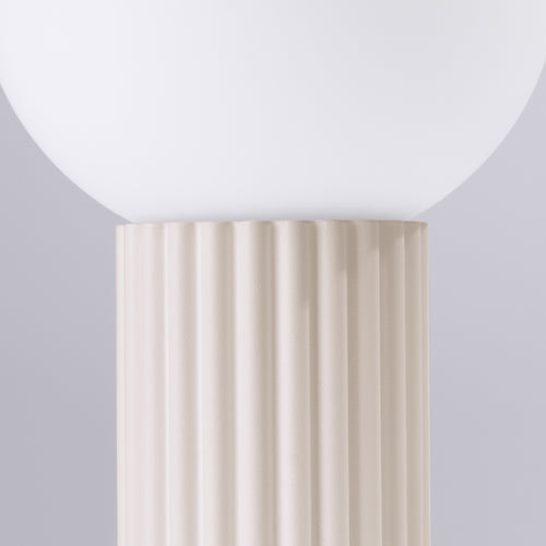 Sollux Lighting Tafellamp HALO beige - 12x12x19cm