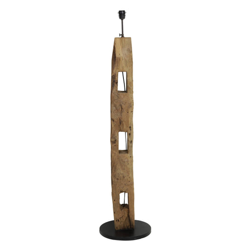 Light & Living vloerlamp  - bruin - 35x35x144 cm