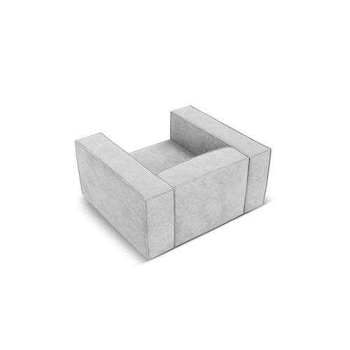Cosmopolitan Design - Fauteuil Turin structurele stof geld - 95x113x68cm