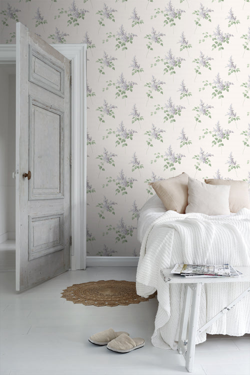 Borastapeter behang bloemen beige - 53 cm x 10.05 m - 660378 - vtwonen shop