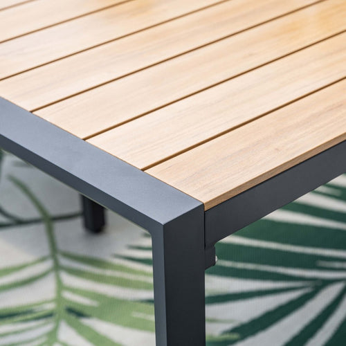 Garden Impressions Tuinset Kasper stapelbaar 5-delig - donker grijs - teak look