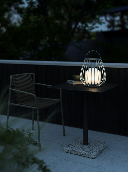 Nordlux Jim Draagbare Tafellamp Buiten - Ø28cm - LED - IP54 - Grijs - vtwonen shop