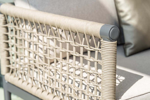 Garden Impressions Teramon loungeset met hoge tafel taupe rope