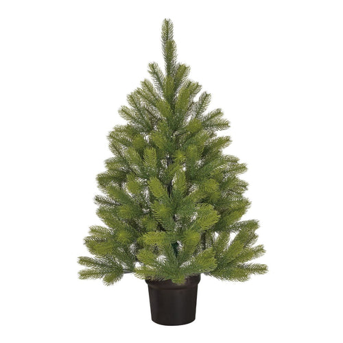 Black Box Trees Nagoya Kunstkerstboom H90 x D42 cm - Kunstboom in Kunststof Pot - Kerstdecoratie voor Binnen - met Batterij en Timer - 175 Tips -