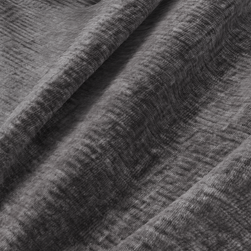 Sia Home - Rechte bank JOAN - Fluweel - Grijs - 234cm