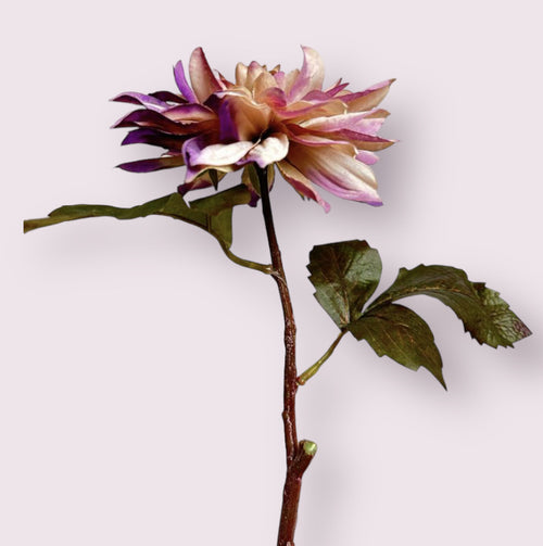 My Flowers.shop Lilakleurige dahlia zijden bloem | Lengte 40 centimeter | Per stuk - vtwonen shop